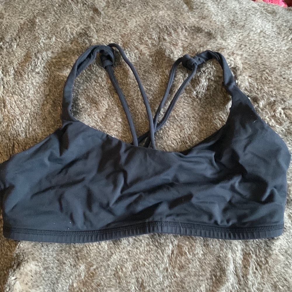 Lulu lemon black sports bra